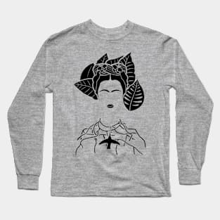 Botanical Frida Long Sleeve T-Shirt